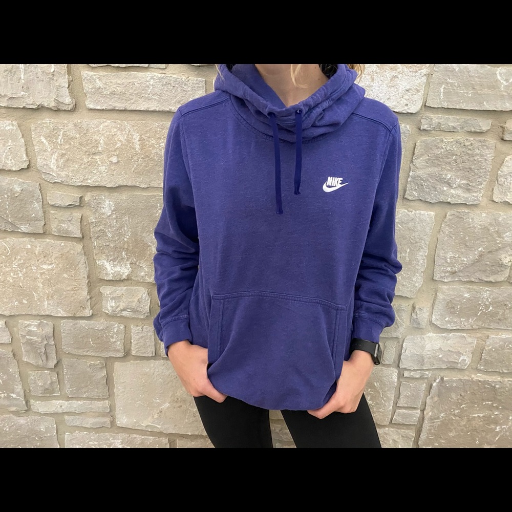 Nike cow-neck hoodie
